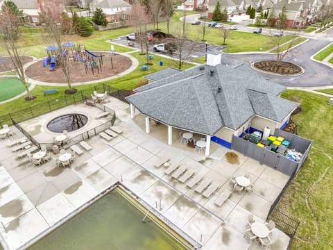 Aerial view at 15515 Marietta Circle, Westfield, IN