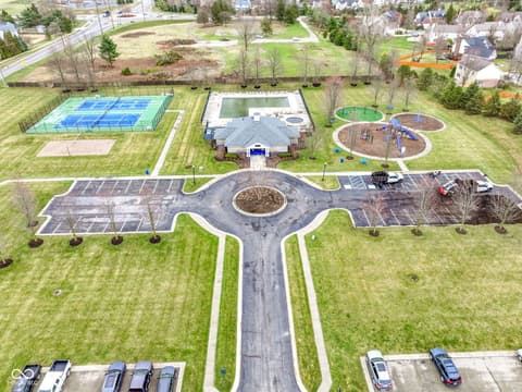 Aerial view at 15515 Marietta Circle, Westfield, IN