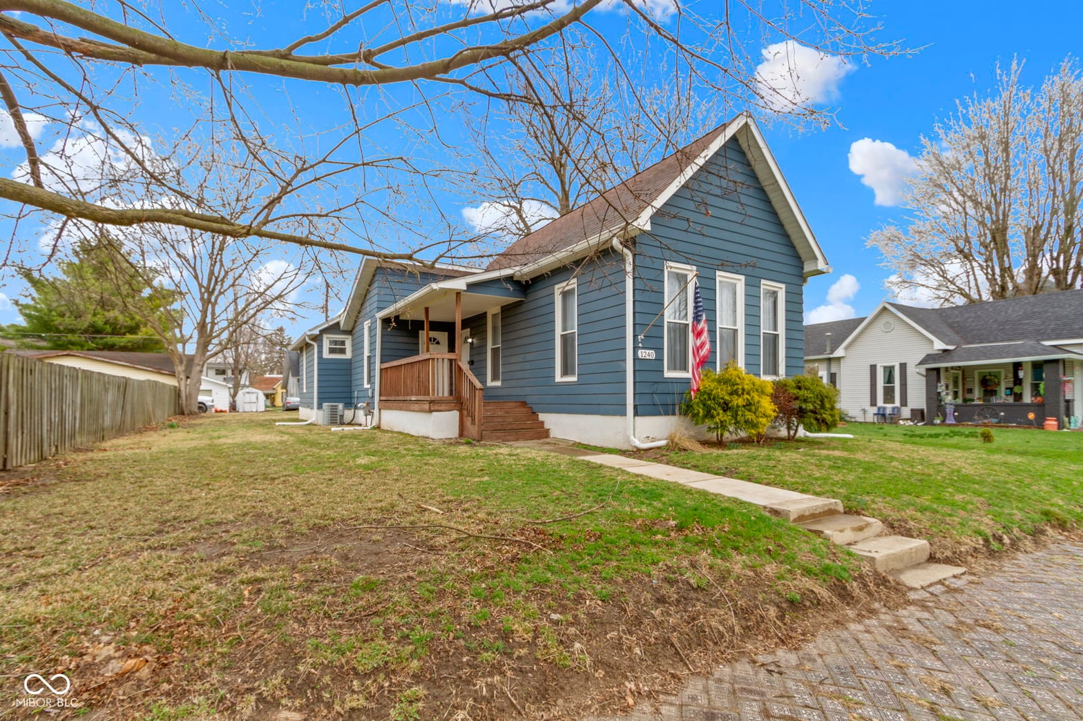 Front exterior at 1240 Wayne Street, Noblesville, IN