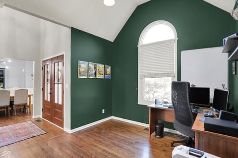 Home office at 1377 Edinburgh Drive, Carmel, IN