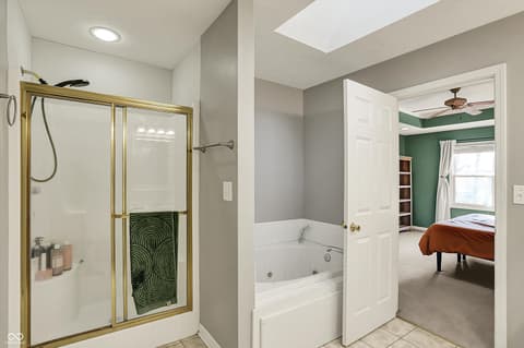 Primary bathroom at 1377 Edinburgh Drive, Carmel, IN