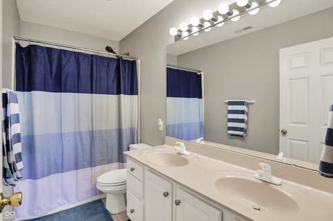 Bathroom at 1377 Edinburgh Drive, Carmel, IN