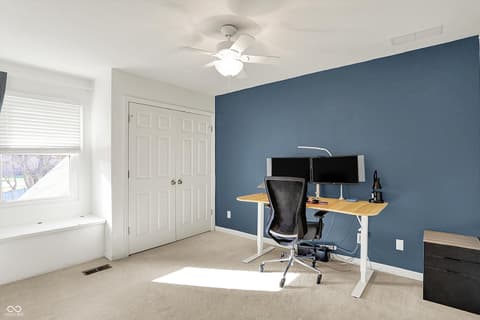 Home office at 1377 Edinburgh Drive, Carmel, IN