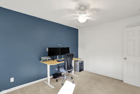 Home office at 1377 Edinburgh Drive, Carmel, IN