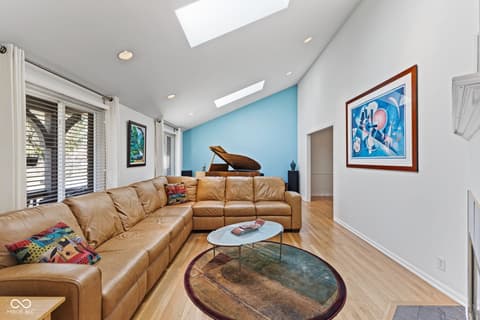 Living room at 3453 Briar Creek Lane, Carmel, IN