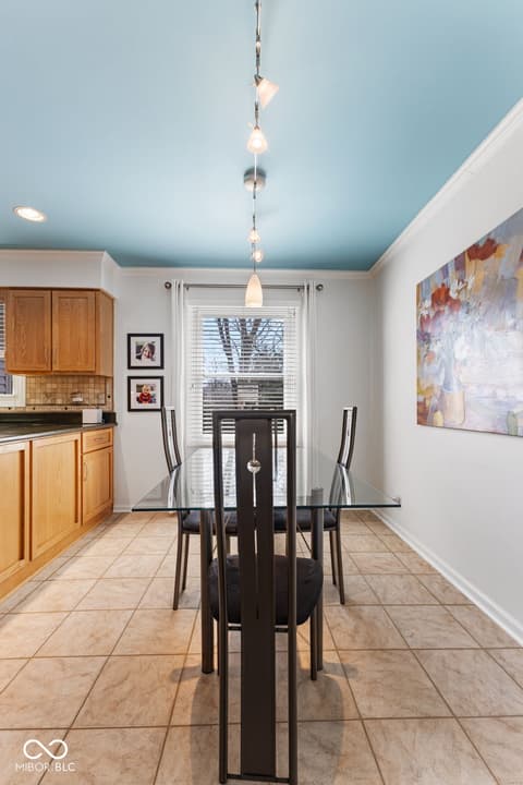 Dining room at 3453 Briar Creek Lane, Carmel, IN
