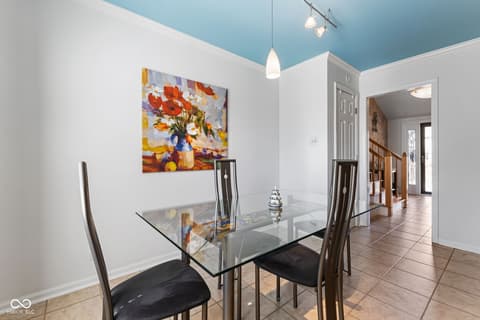 Dining room at 3453 Briar Creek Lane, Carmel, IN