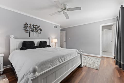 Primary bedroom at 3453 Briar Creek Lane, Carmel, IN