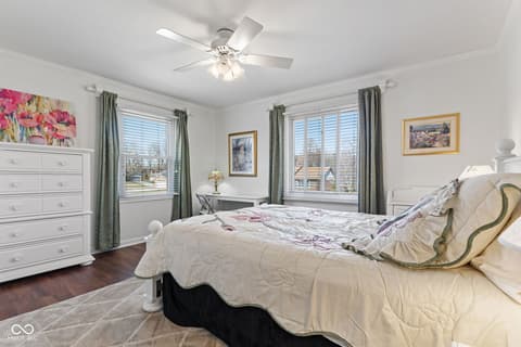 Bedroom at 3453 Briar Creek Lane, Carmel, IN