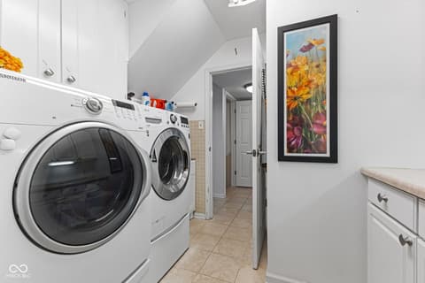 Laundry room at 3453 Briar Creek Lane, Carmel, IN