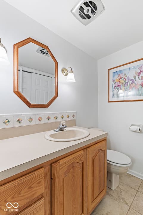 Bathroom at 3453 Briar Creek Lane, Carmel, IN