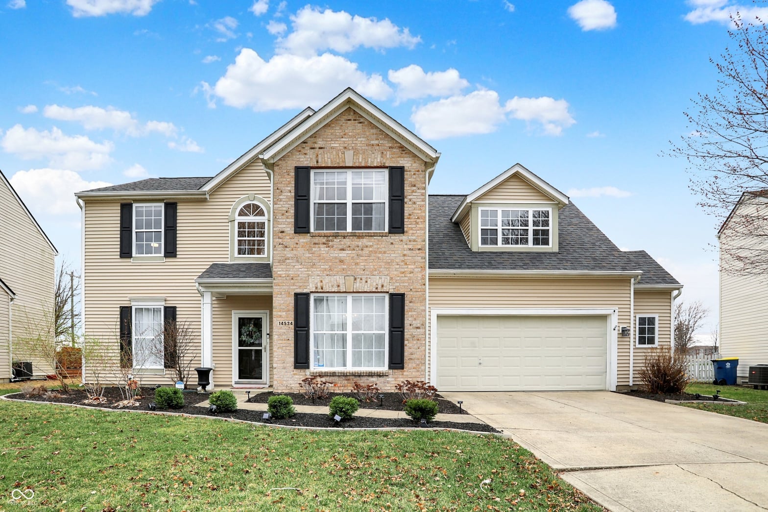 Front exterior at 14534 Baldwin Lane, Carmel, IN
