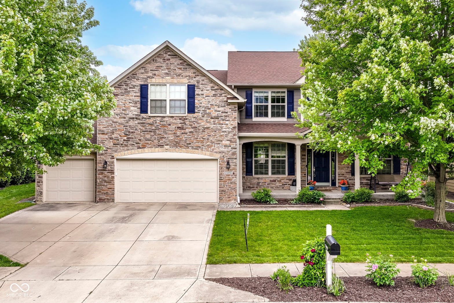 Front exterior at 15898 Bounds Drive, Noblesville, IN
