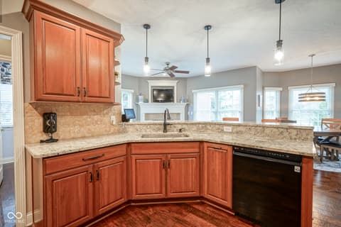 Kitchen at 10053 Soaring Eagle Lane, Fishers, IN