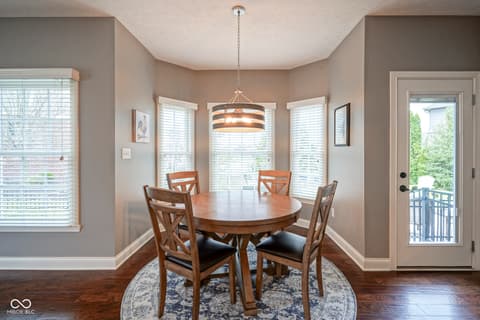 Dining room at 10053 Soaring Eagle Lane, Fishers, IN