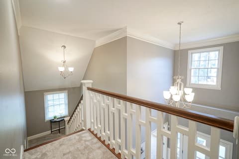 Hallway at 10053 Soaring Eagle Lane, Fishers, IN