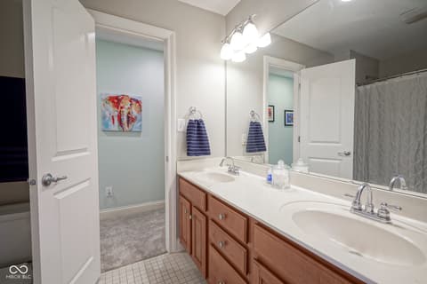 Bathroom at 10053 Soaring Eagle Lane, Fishers, IN