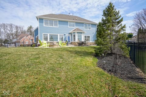 Backyard at 10053 Soaring Eagle Lane, Fishers, IN