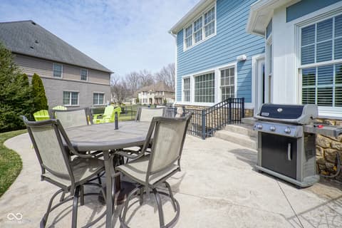 Outdoor living area at 10053 Soaring Eagle Lane, Fishers, IN