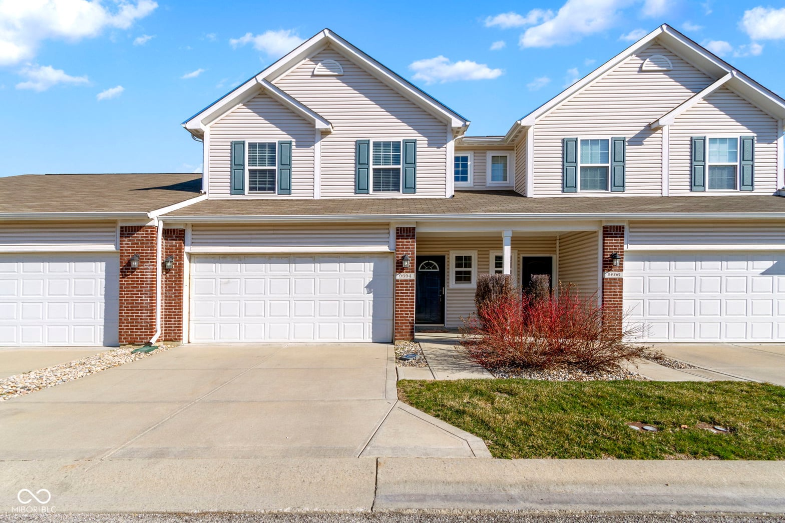 Front exterior at 9694 Angelica Drive, Noblesville, IN