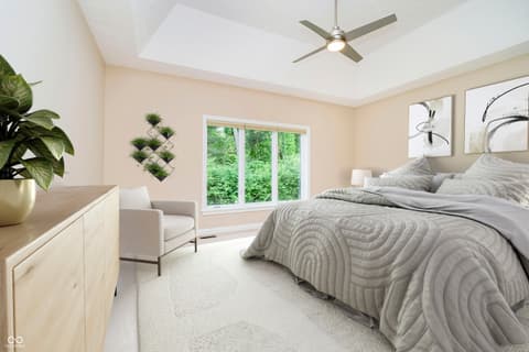 Primary bedroom at 7271 Catboat Court, Fishers, IN