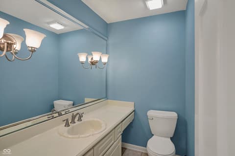 Bathroom at 40 Twinshore Court, Carmel, IN