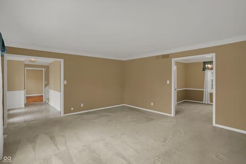 Living room at 40 Twinshore Court, Carmel, IN
