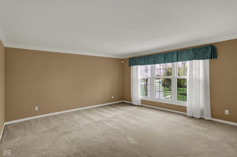 Living room at 40 Twinshore Court, Carmel, IN
