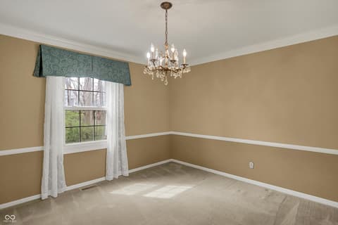 Dining room at 40 Twinshore Court, Carmel, IN