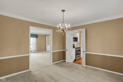 Dining room at 40 Twinshore Court, Carmel, IN