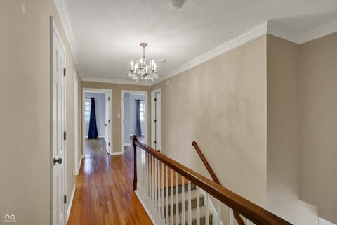 Hallway at 40 Twinshore Court, Carmel, IN