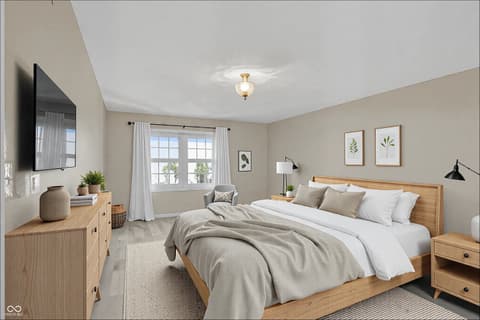Primary bedroom at 40 Twinshore Court, Carmel, IN
