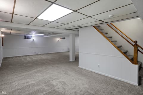 Basement at 40 Twinshore Court, Carmel, IN
