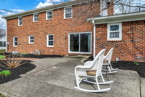 Backyard at 40 Twinshore Court, Carmel, IN