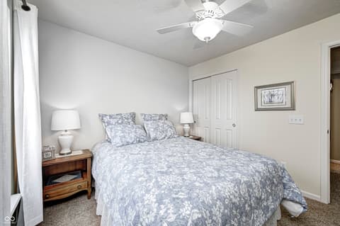 Bedroom at 6124 Salisbury Lane, Noblesville, IN
