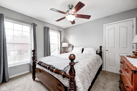 Bedroom at 6124 Salisbury Lane, Noblesville, IN