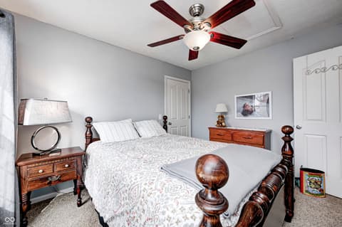 Bedroom at 6124 Salisbury Lane, Noblesville, IN
