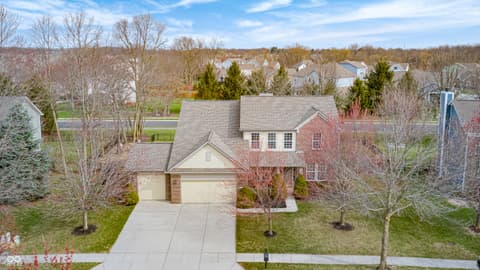 Front exterior at 6124 Salisbury Lane, Noblesville, IN