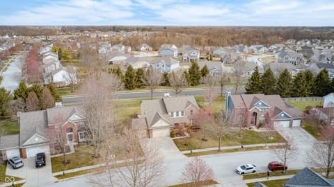 Aerial view at 6124 Salisbury Lane, Noblesville, IN