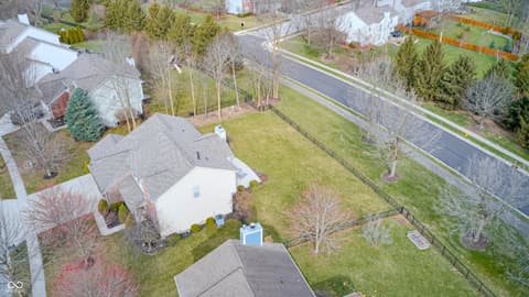 Aerial view at 6124 Salisbury Lane, Noblesville, IN