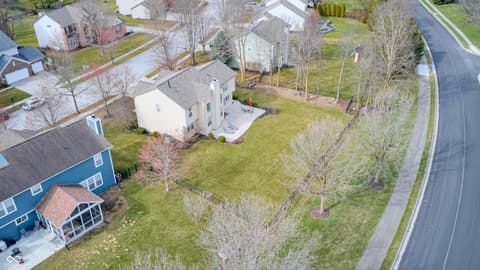 Aerial view at 6124 Salisbury Lane, Noblesville, IN
