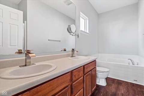 Bathroom at 19518 Hurst Strand Way, Noblesville, IN