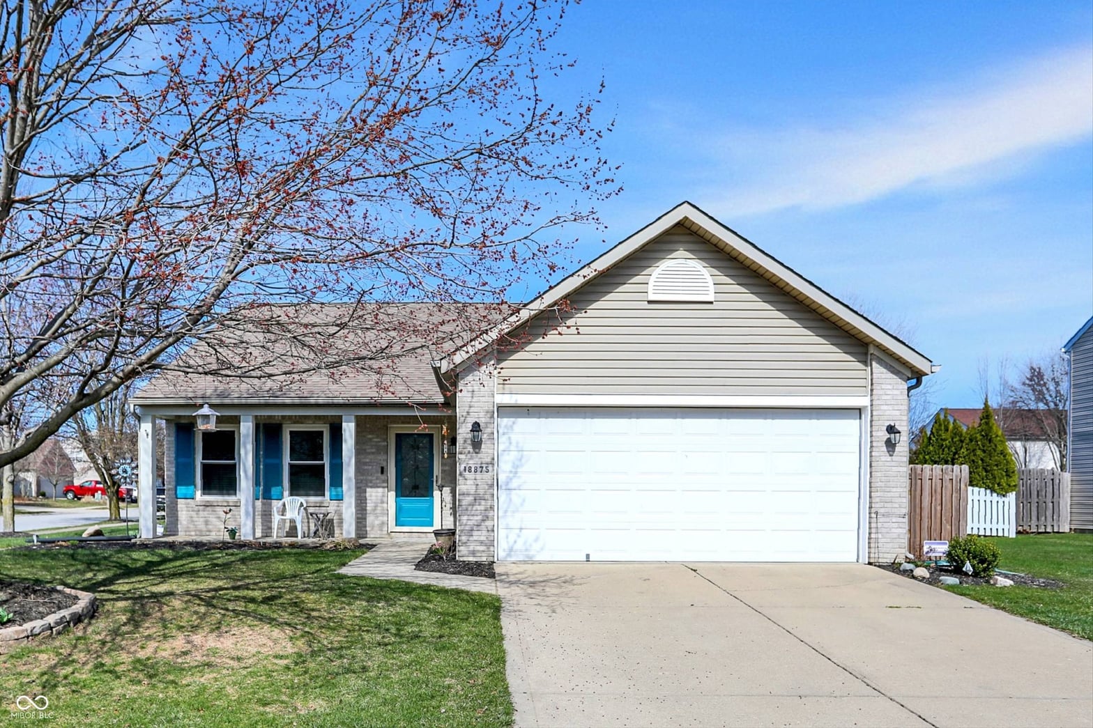 Front exterior at 18875 Pilot Mills Drive, Noblesville, IN