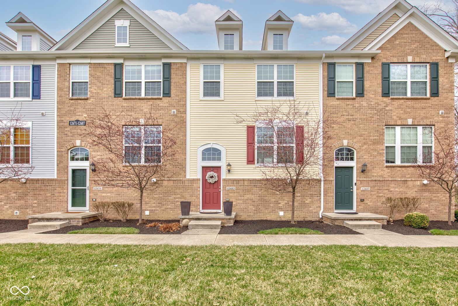 Front exterior at 12683 White Chapel Circle, Fishers, IN