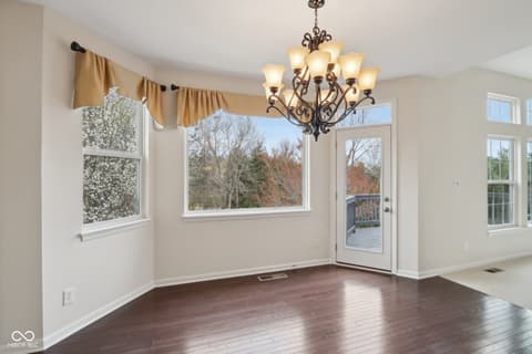 Dining room at 3892 Pelham Road, Carmel, IN