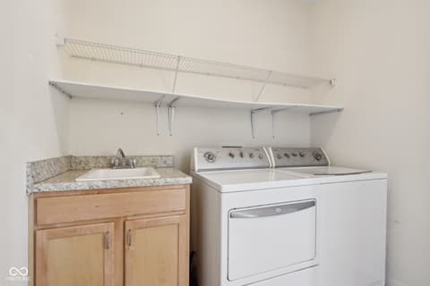 Laundry room at 3892 Pelham Road, Carmel, IN