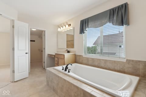 Bathroom at 3892 Pelham Road, Carmel, IN