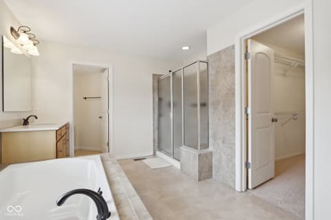 Bathroom at 3892 Pelham Road, Carmel, IN
