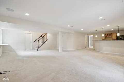 Living room at 3892 Pelham Road, Carmel, IN