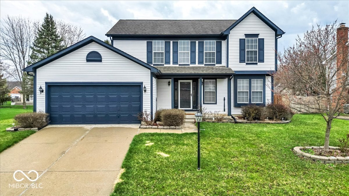 Front exterior at 12555 Wolford Drive, Fishers, IN